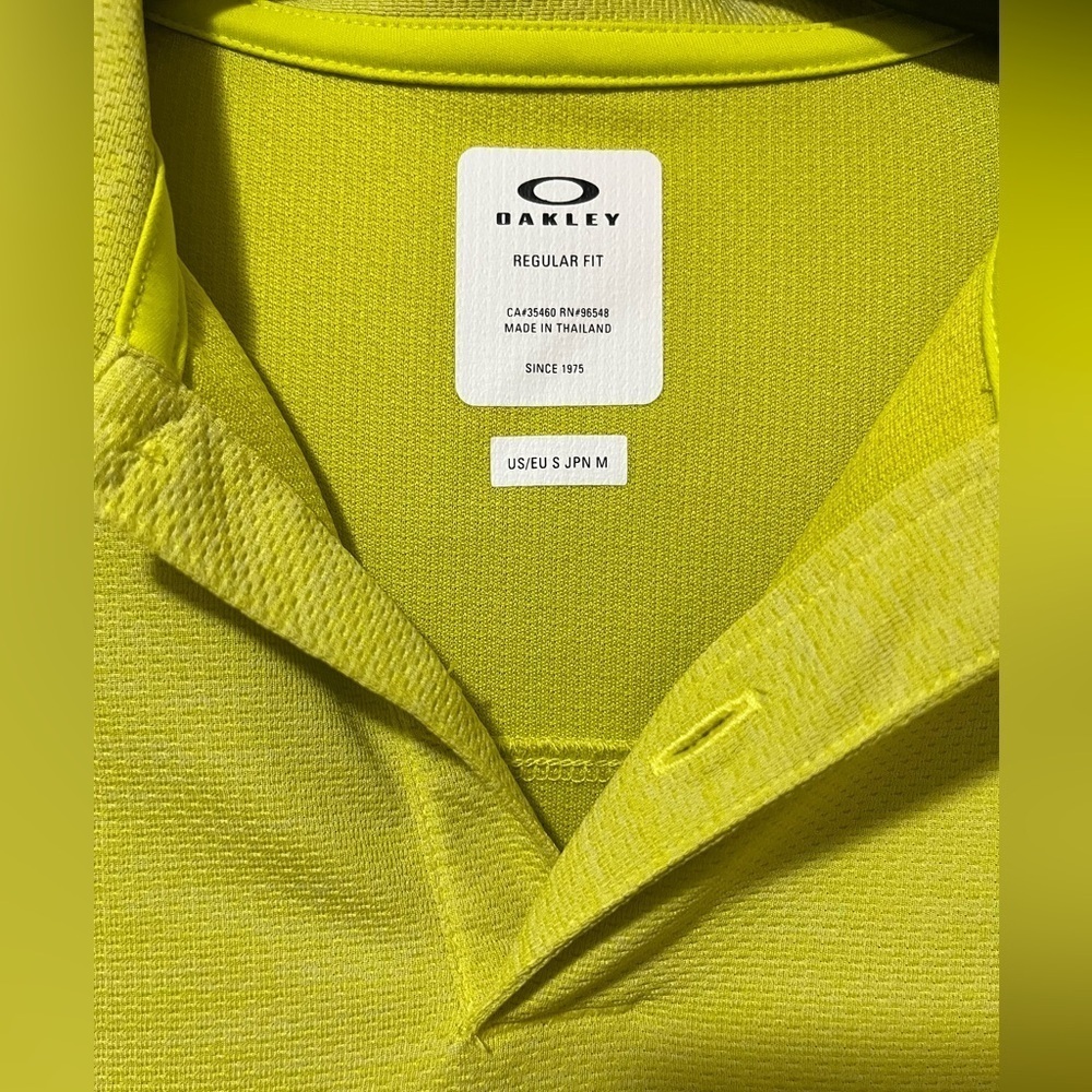 Oakley Aero Ellipse 2.0 Polo Mens Golf Shirt - Size S - Picture 3 of 6